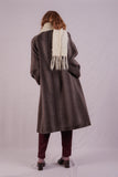 Brown Vintage Lama Wool Coat