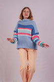 Pastel Colour Striped Vintage Knit