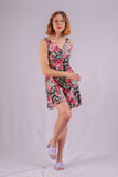 Sleevless Floral One-piece
