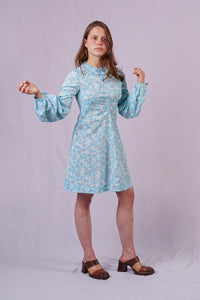 70's Blue Short Dress