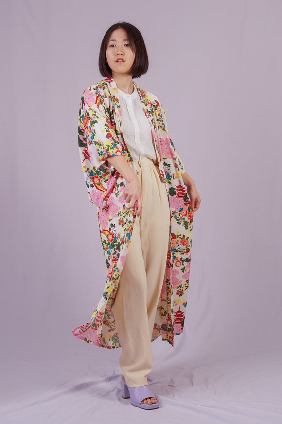Kimono met Bloemmotief